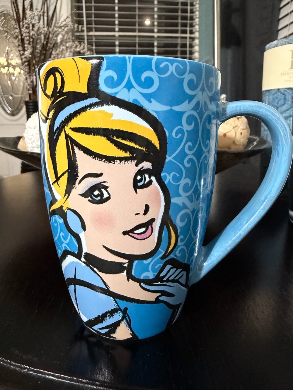 Disney Cinderella Mug Hard To
Wake Up Past Midnight Blue Coffee
Cup